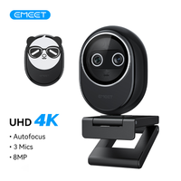 camara web 4k emeet con doble camara y tecnologia ia ideal para streamingconfiguracion de escritorio