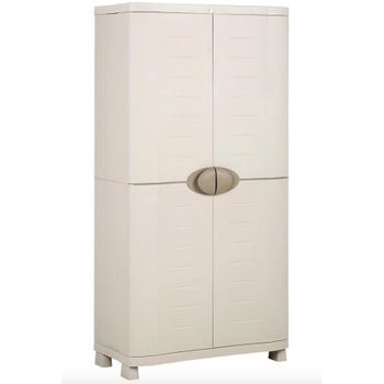 Armario Escobero 90 Cm Plastiken Beige