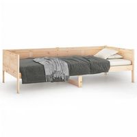 cama individual  sofa cama madera maciza de pino 80x200 cm cfw11014