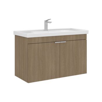 Mueble Para Lavabo  - 90 X 45 X 58 Cm - Roble Sonomo