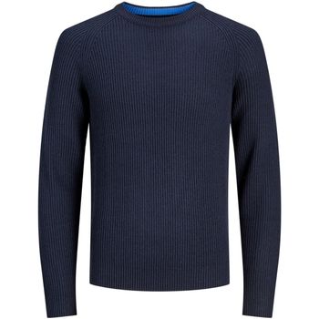 Jack & Jones Jersey 12236760 JJPANNEL KNIT CREW NECK AW23 JNR NAVY BLAZER para niño