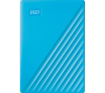 My Passport Portable Hard Drive - 4 TB, Blue, Blue