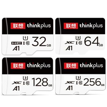 Tarjeta TF de alta velocidad Lenovo ThinkPlus 32 GB / 64 GB / 128 GB / 256 GB U3 C10 A1 Micro SD Flash para cámara DV gr