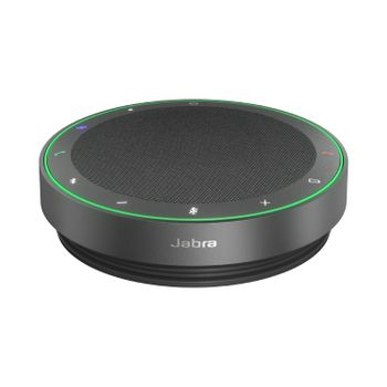 Jabra Speak2 75 Altavoz inalámbrico Bluetooth para Trabajo y música - 4 micrófonos con cancelación de Ruido, Altavoces de 65 mm, Nueva función de conexión, USB-A, Microsoft Teams, Gris Oscuro