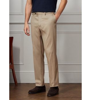 Hackett London para hombre. HM212603 Pantalón San beige (32/34), Casual, Algodón