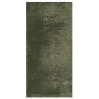 alfombra pelo corto suave lavable huarte verde bosque 100x200cm vidaxl