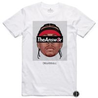 camiseta dearbball the answer blanca