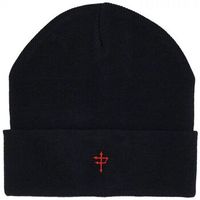 propaganda sombrero 26fwprac127 beanie-121 capital black para hombre