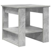 mesa de cafe gris concreto 51 x 50 x 50 cm madera de ingenieria vidaxl