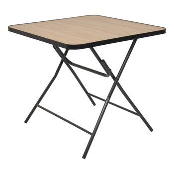 Mesa Plegable Flexy Plus 4 Plazas 80x80cm Negro