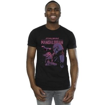 Disney Camiseta The Mandalorian Hello Friend para hombre