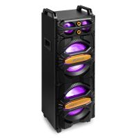 altavoces fenton para fiestas bluetooth 800 w con microfono y luces led