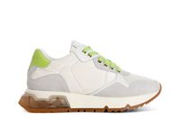 zapatillas running de mujer de nailon y ante whitegreen