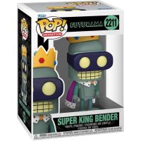 figura funko pop vinyl super king bender de futurama