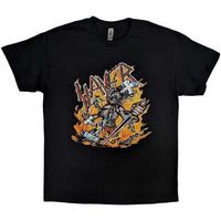 slayer tops y camisetas ro9281 para mujer