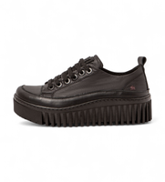 art para mujer 115181129003001 zapatillas 1518 brighton negro 36 3 a 5cm cordones casual