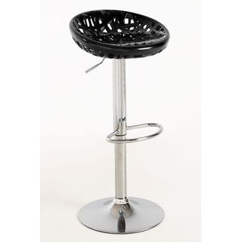 Pack 6 Taburetes Nest De Pvc 92*42*42 Cm - Negro
