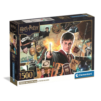 Clementoni - Puzzle  Harry Potter 1500 piezas. (31745)