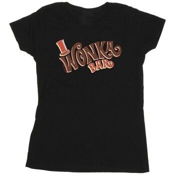 Willy Wonka Camiseta Bar Logo para mujer
