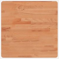 tablero de mesa  tablero escritorio cuadrado de madera maciza de haya 50x50x4 cm