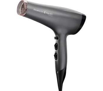 REMINGTON Keratin Protect AC8008 Hair Dryer - Grey, Grey