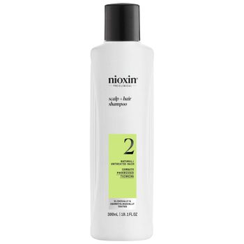 NIOXIN Scalp and Hair Thickening System 2 Shampoo for Natural Hair with Progressed Thinning 300ml