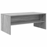 mesa de cafe gris sonoma 100 x 50 x 40 cm madera de ingenieria vidaxl
