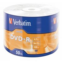 dvd en blanco verbatim 43791 47 gb 16x pack 50 unidades superficie mate
