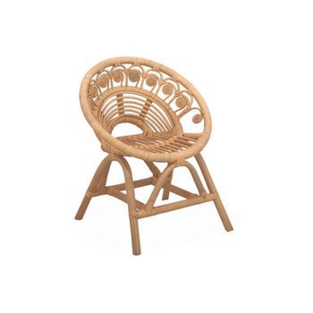 Silla Infantil De Ratán, Natural