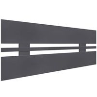 dhome cabecero gris 100cm horizontal estilo ancho madera reciclada dm herrajes incluidos 100cm horizontal ancho gris