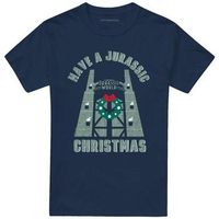 jurassic park tops y camisetas jurassic christmas para hombre