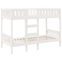 cama para adulto  cama individual  litera de madera maciza de pino blanco 90x190 cm