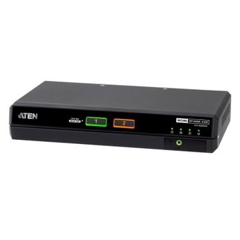 Conmutador KVM ATEN CS1142DPH4 seguro universal, doble monitor, 5K