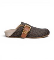 michael kors para mujer 40t6grfp1b zapatos greta con logotipo marron 36 plano ninguno casual
