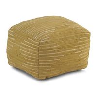 puf de algodon dorado 45x45x35 cm