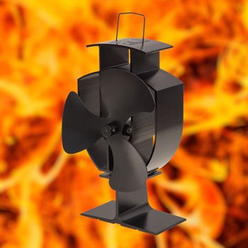 Heat Powered Stove Fan - Money & Energy Saving