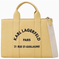 karl lagerfeld bolsa bolso tote villa la vigie amarillo para mujer