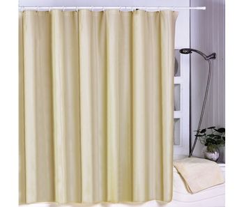 Cortina de ducha msv de pva en color beige 180 x 200 cm