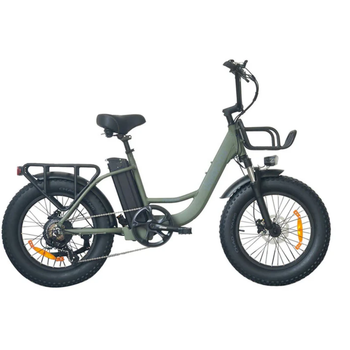 Bicicleta Eléctrica Univercycle B5, Batería De 48 V 12,5 Ah, 20”, Autonomía De 80 Km, Verde