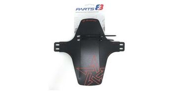 Parts 8 3 front mudguard black red
