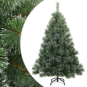 Árbol De Navidad Artificial Plegable Cubierto De Nieve Verde Vidaxl