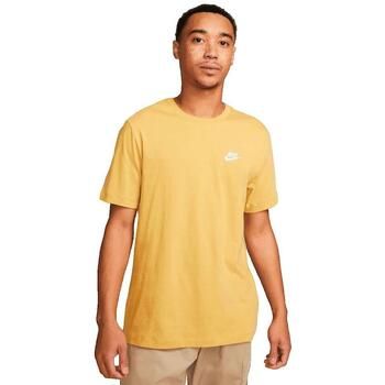 Nike Camiseta T-shirt Sportswear Club Jaune para hombre