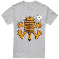 garfield camiseta manga larga ow para hombre