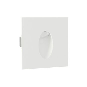 Aplique de pared empotrable led bely elite cuadrado (1w)