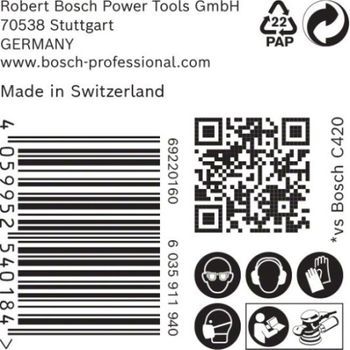 Malla De Lija Expert M480 Para Lijadoras Excéntricas De 125 Mm G 80 50 Unidades Para Lijadoras Excéntricas