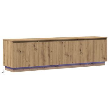 Gabinete De Tv 180 X 38 X 49 Cm Roble Artisan Vidaxl