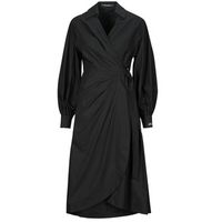 karl lagerfeld vestido largo wrap shirt dress para mujer