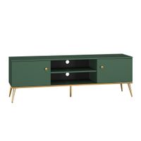 mueble tv 2 puertas 160 cm melamina verde