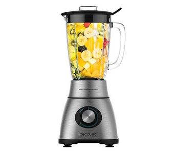 Batidora de vaso cecotec power black titanium 1800 5 velocidades 1800 w con tapón dosificador