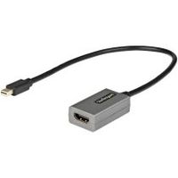 startechcom adaptador mini displayport a hdmi - 1080p - monitorpantalla mdp 12 a hdmi - dongle convertidor mini dp a hdmi - cable de 30cm - versian mejorada de mdp2hdmi
